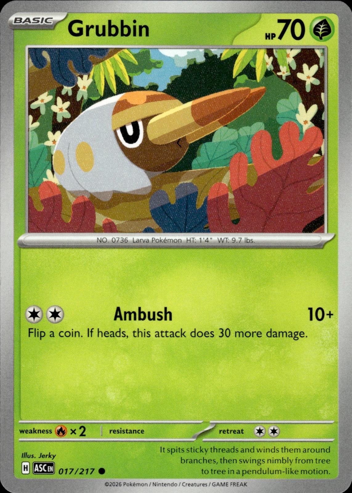 Grubbin ME: Ascended Heroes #017/217 Common