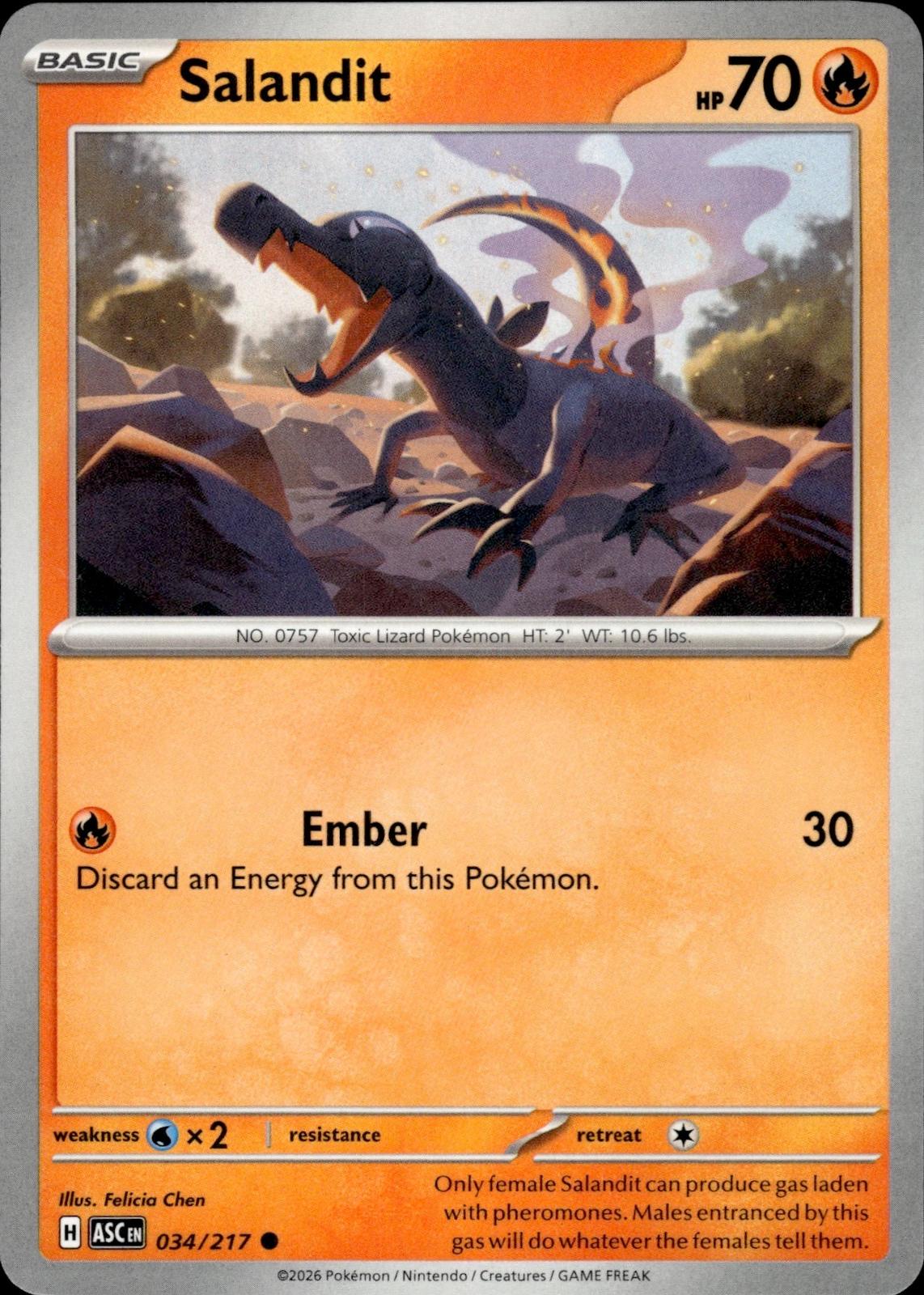 Salandit ME: Ascended Heroes #034/217 Common