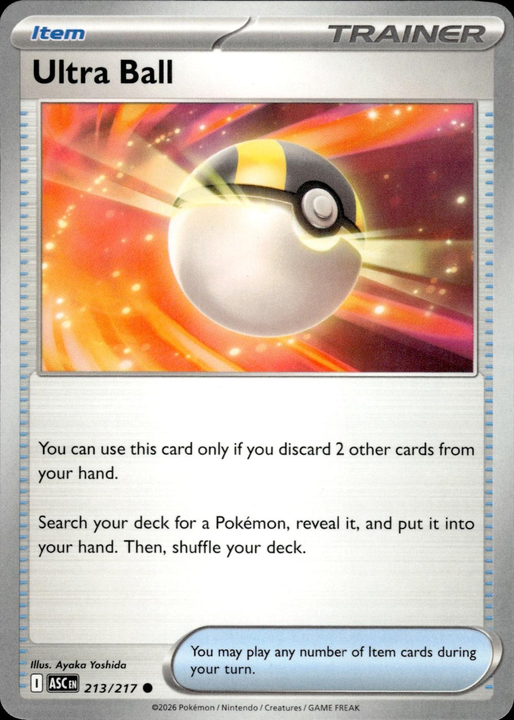 Ultra Ball ME: Ascended Heroes #213/217 Common