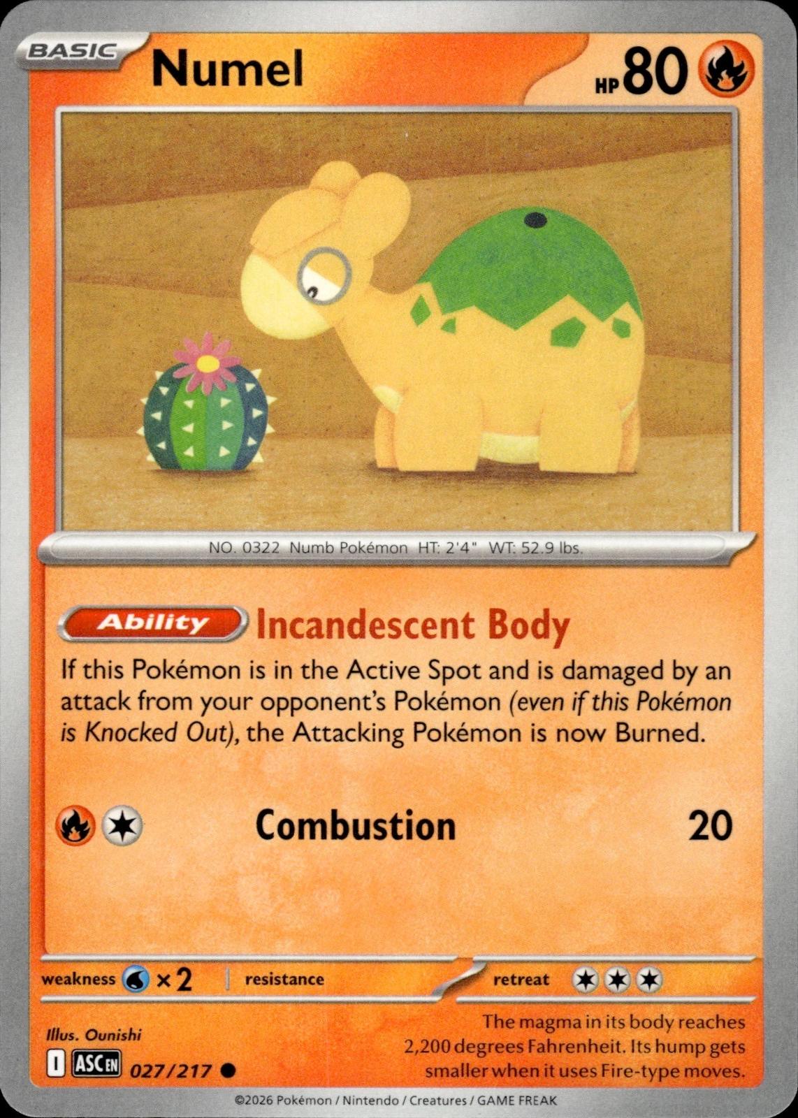 Numel ME: Ascended Heroes #027/217 Common
