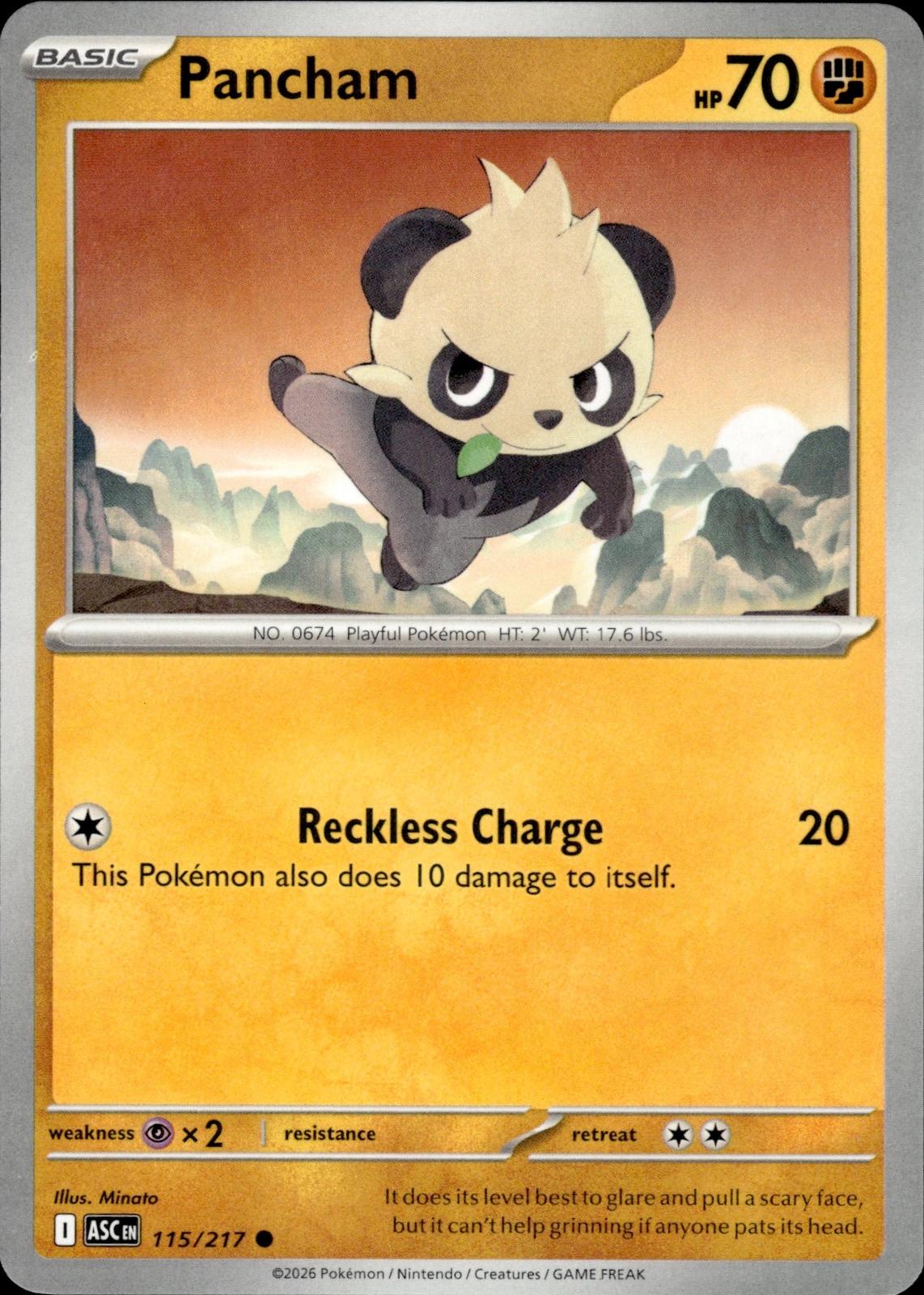Pancham ME: Ascended Heroes #115/217 Common