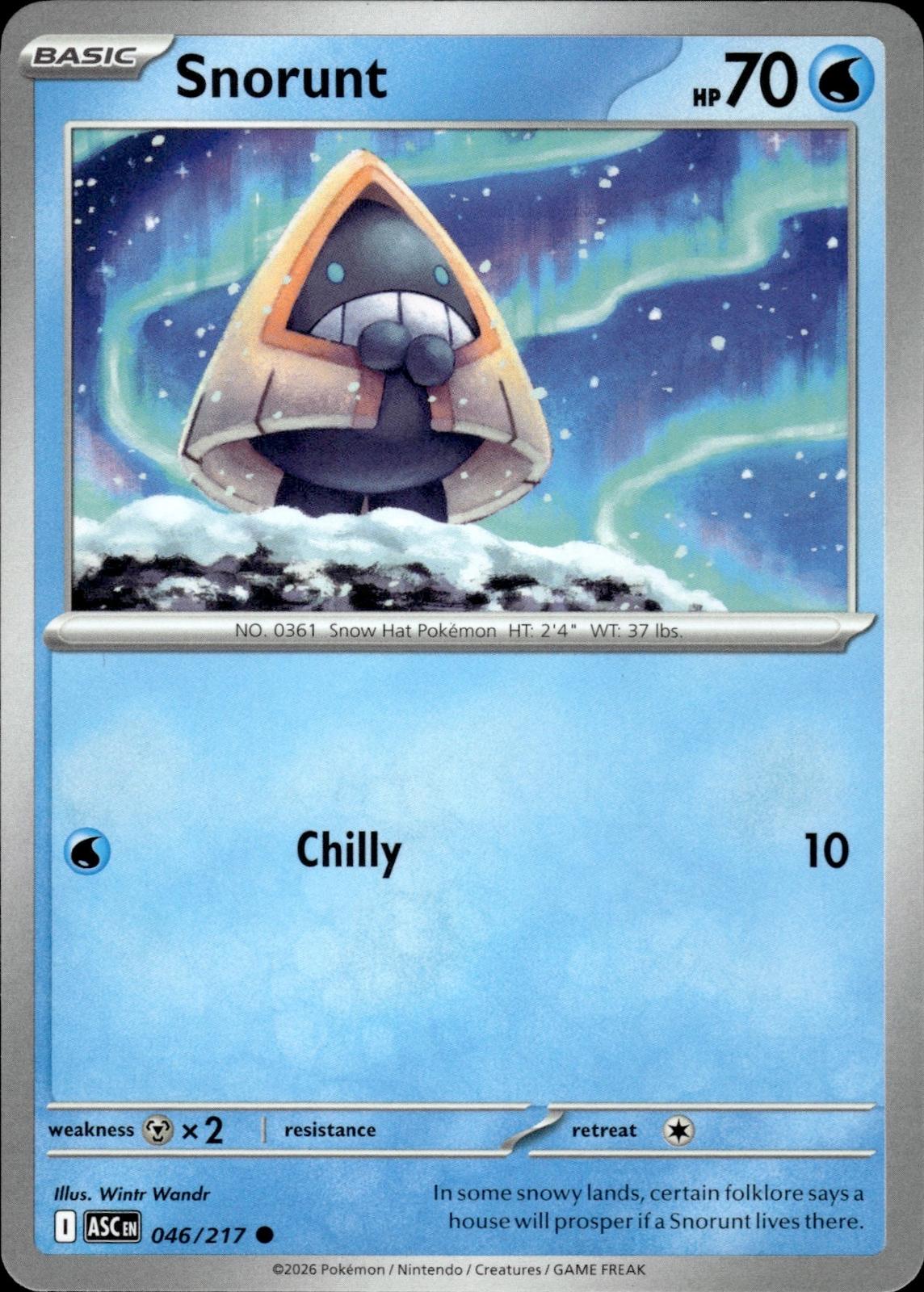 Snorunt ME: Ascended Heroes #046/217 Common