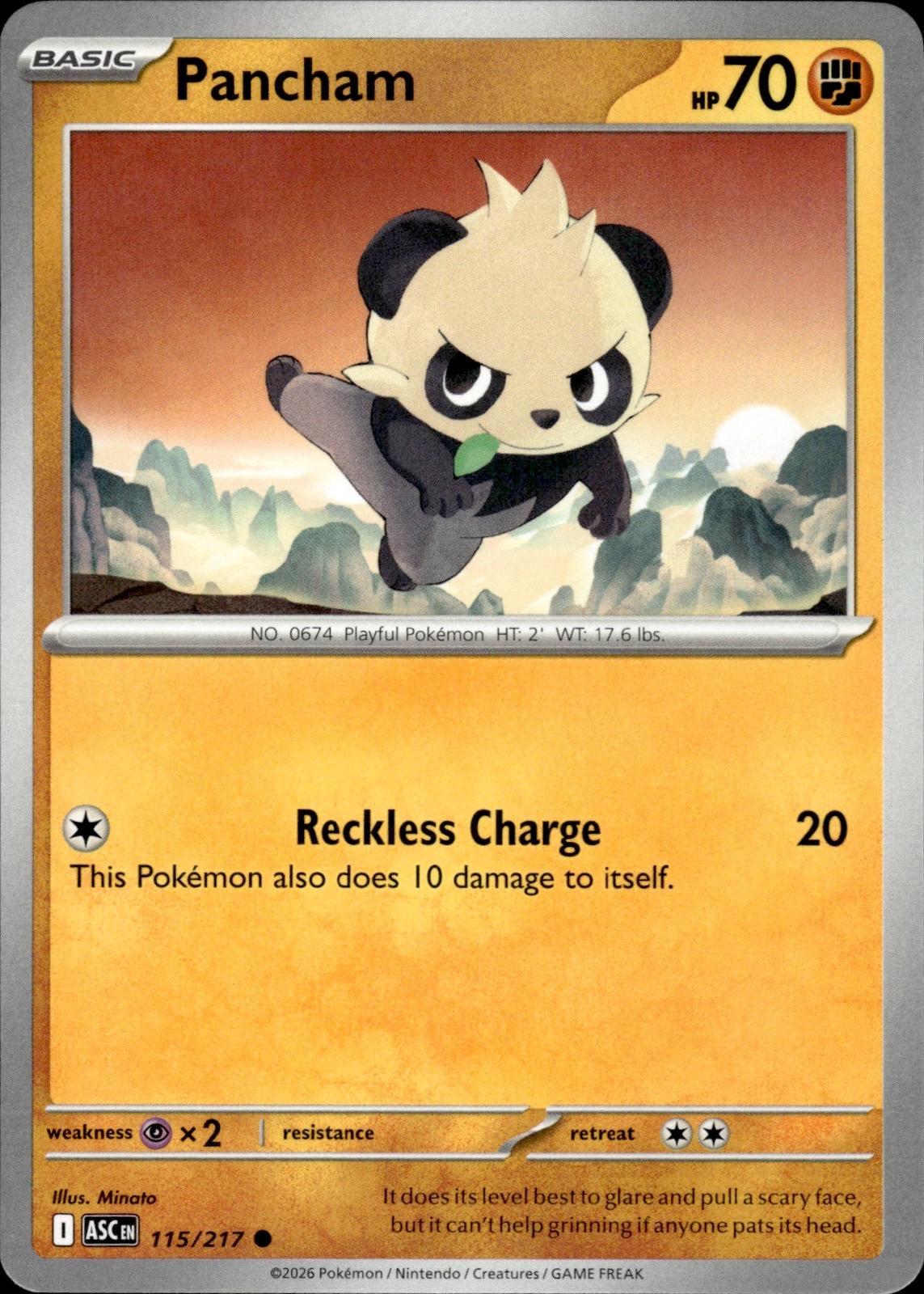 Pancham ME: Ascended Heroes #115/217 Common