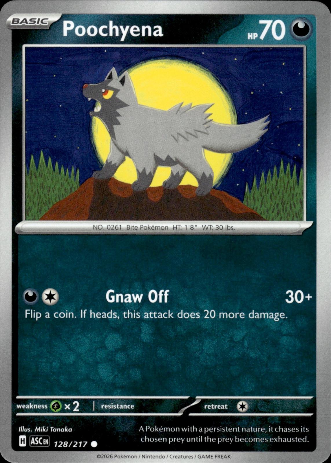 Poochyena ME: Ascended Heroes #128/217 Common