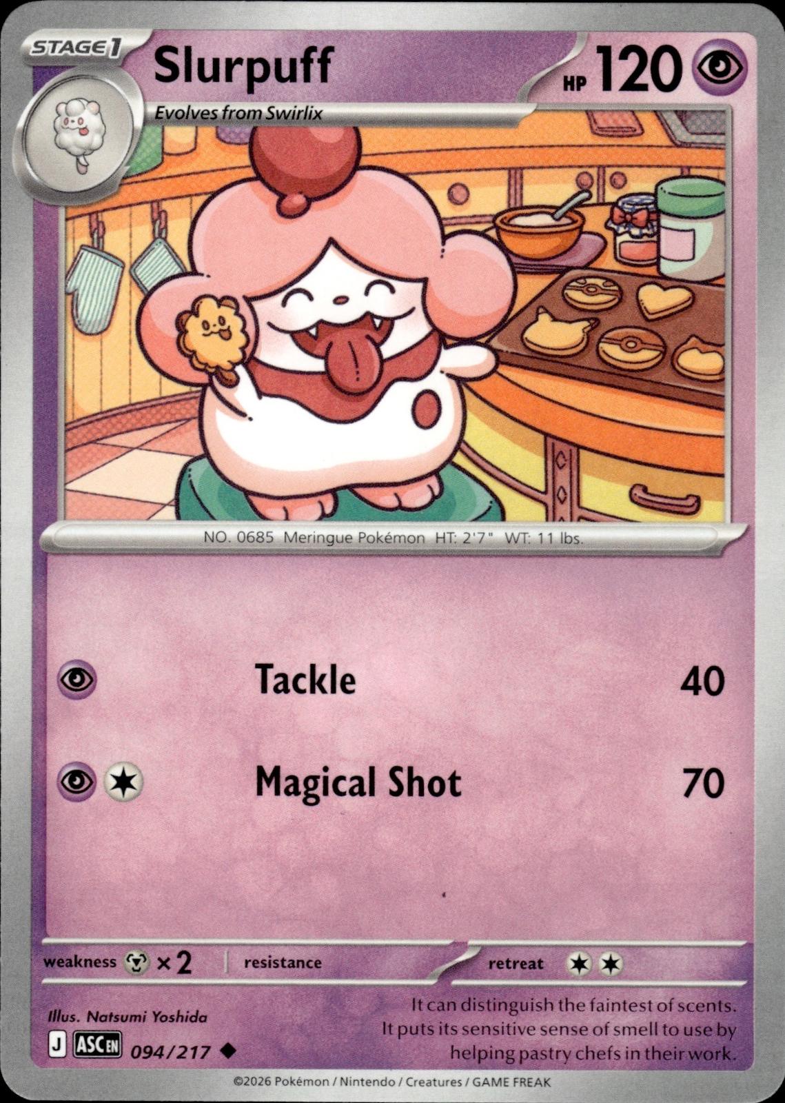 Slurpuff ME: Ascended Heroes #094/217 Uncommon