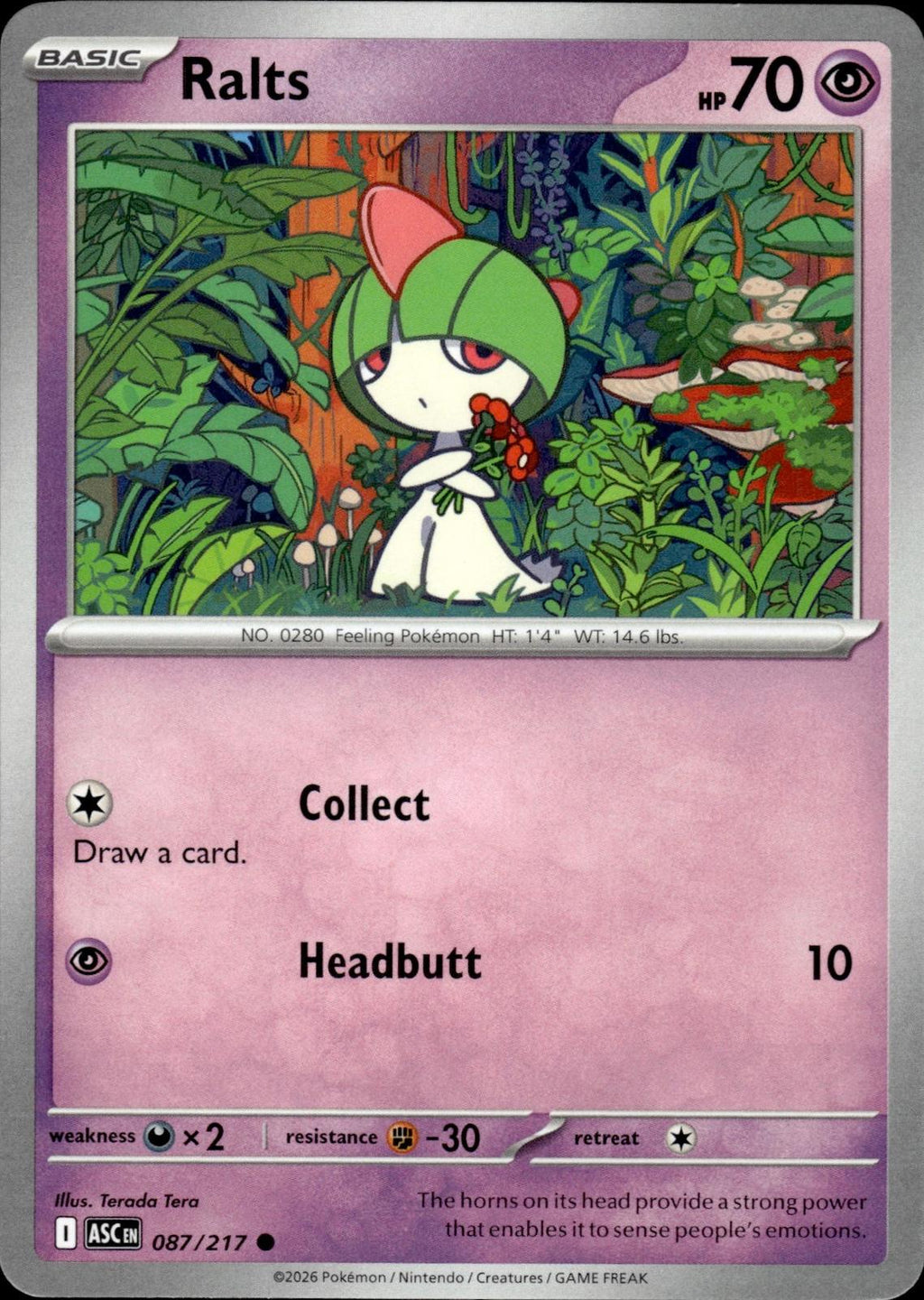 Ralts ME: Ascended Heroes #087/217 Common