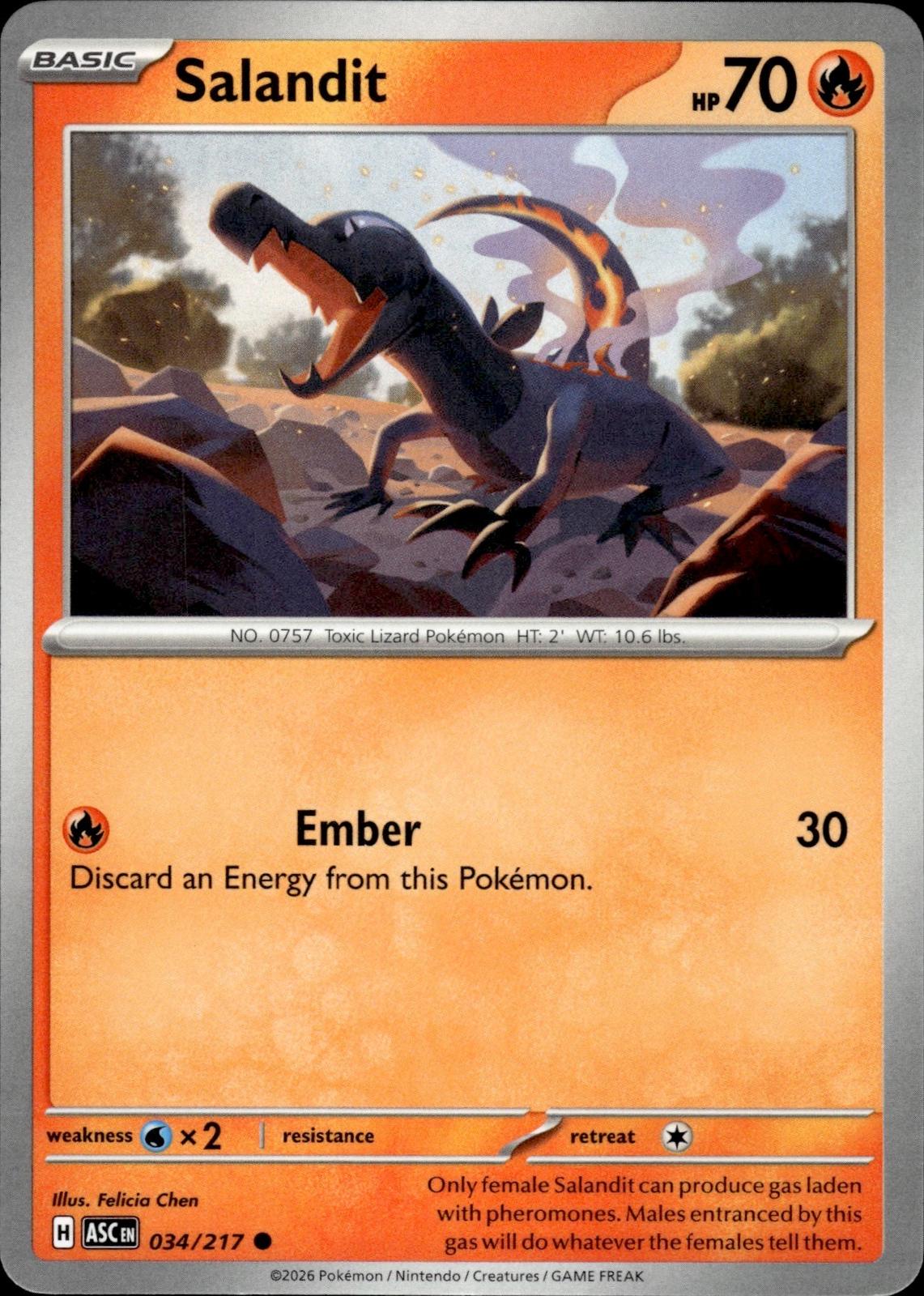Salandit ME: Ascended Heroes #034/217 Common