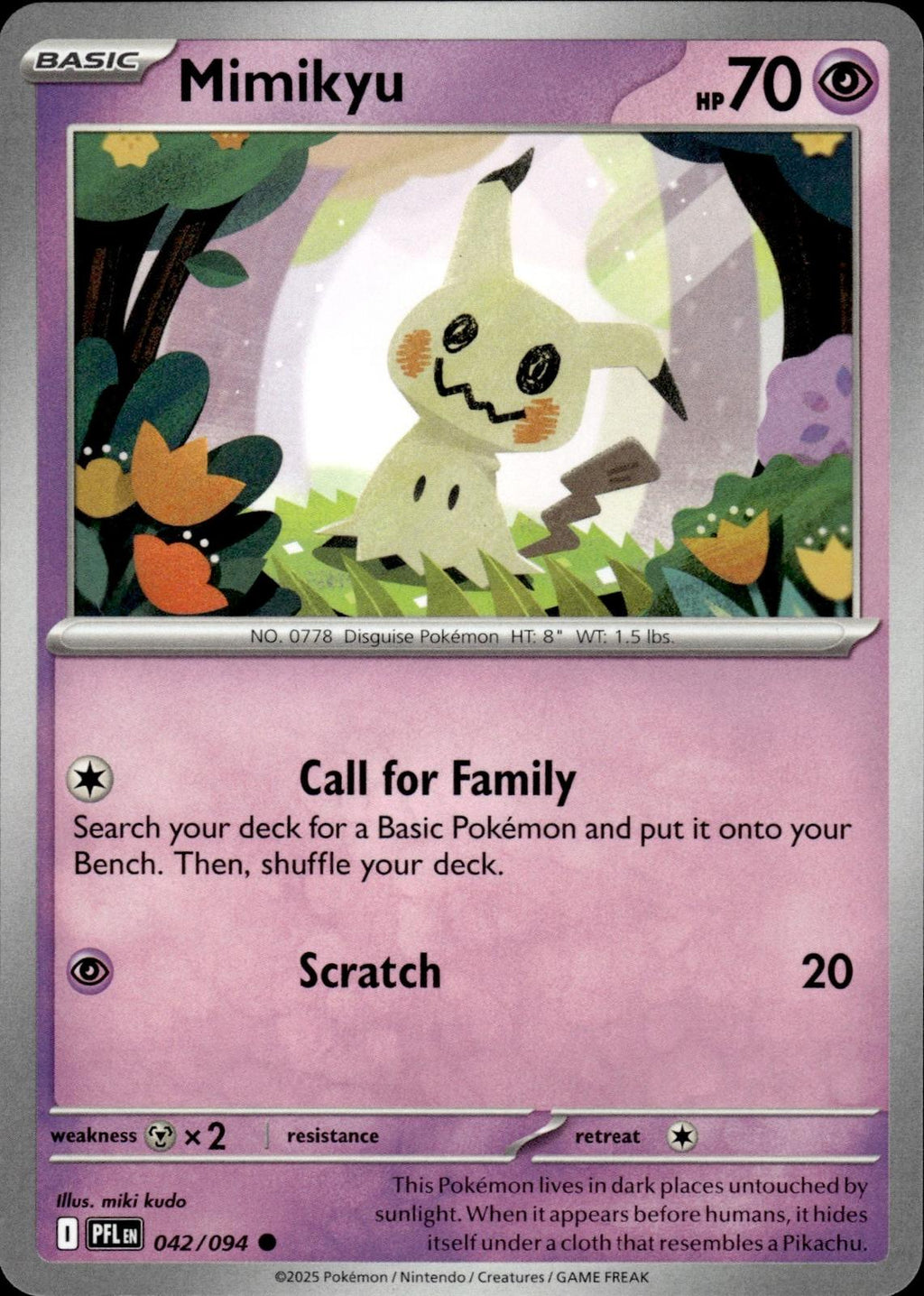 Mimikyu ME02: Phantasmal Flames #042/094 Common