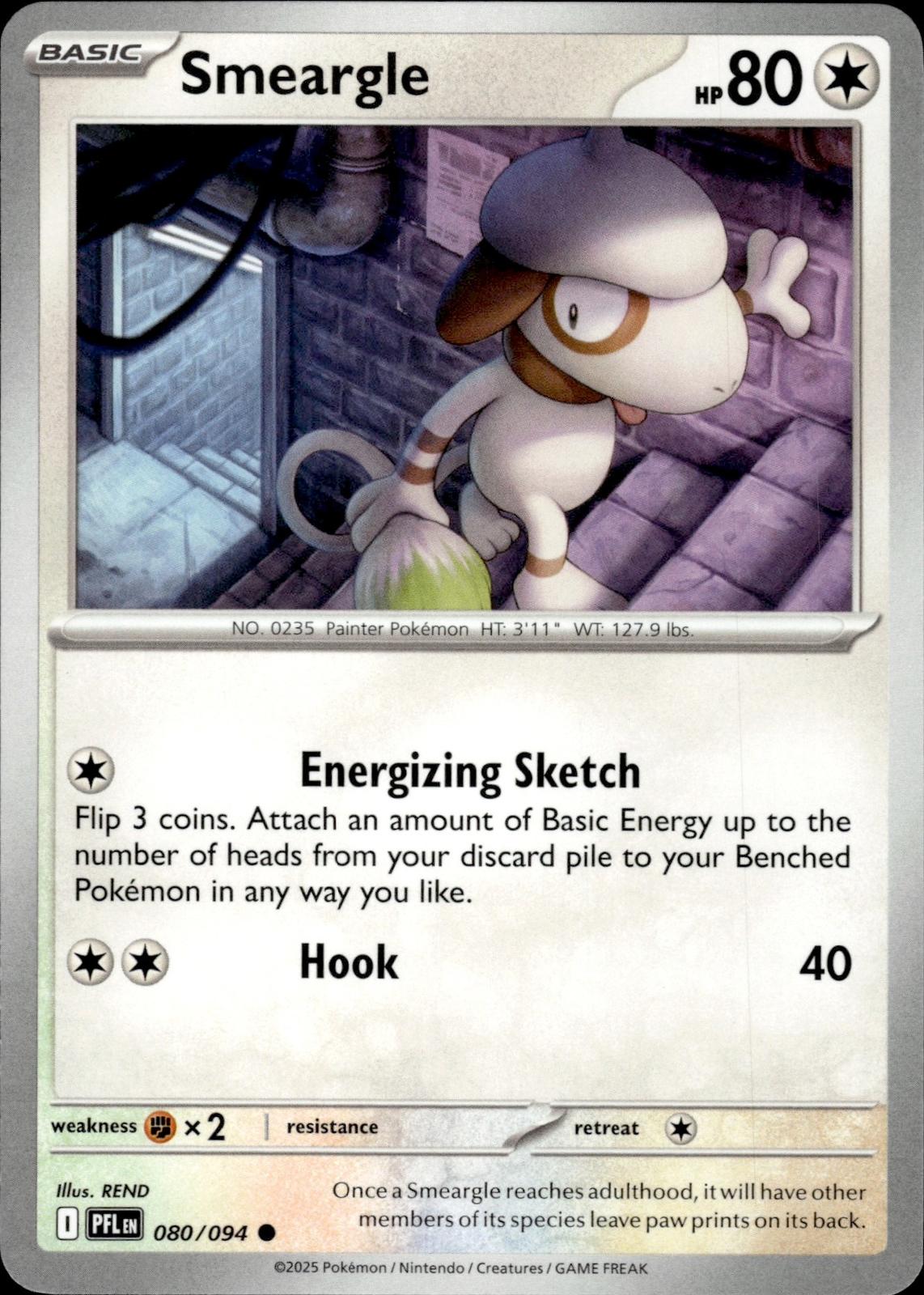 Smeargle ME02: Phantasmal Flames #080/094 Common