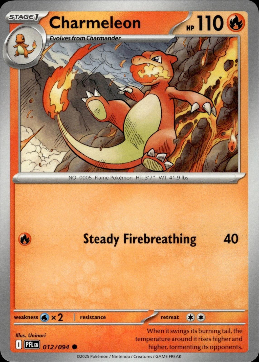 Charmeleon ME02: Phantasmal Flames #012/094 Common
