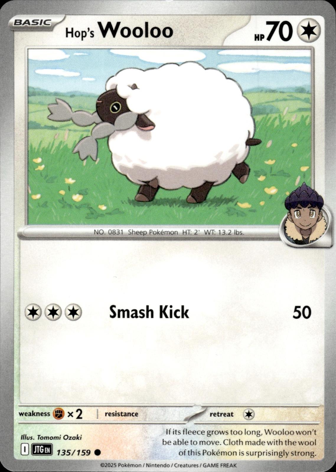 Hop's Wooloo SV09: Journey Together #135/159 Common