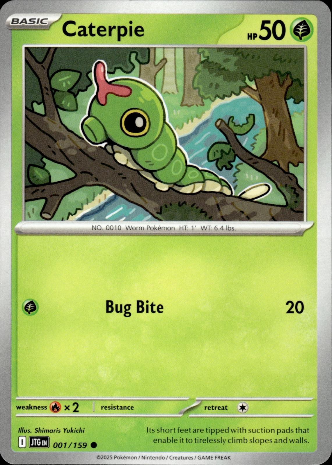 Caterpie SV09: Journey Together #001/159 Common