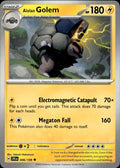Alolan Golem SV09: Journey Together #046/159 Uncommon