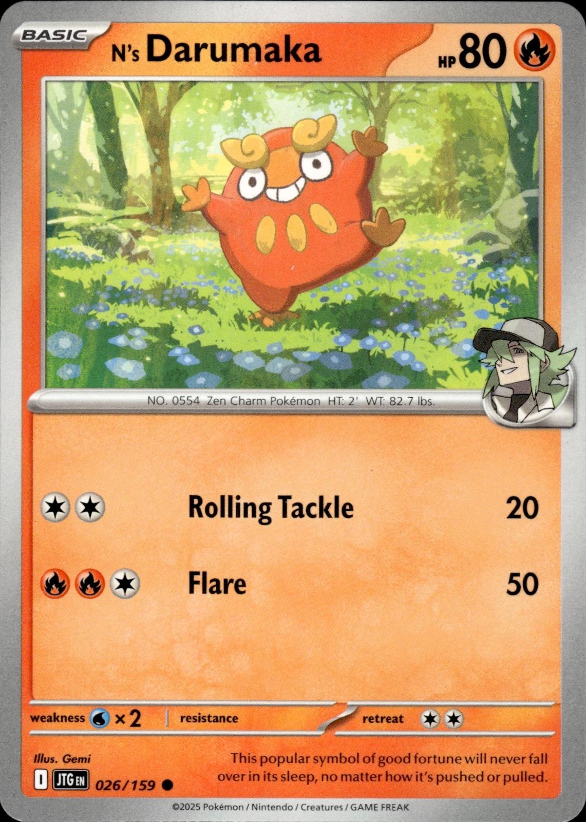 N's Darumaka SV09: Journey Together #026/159 Common