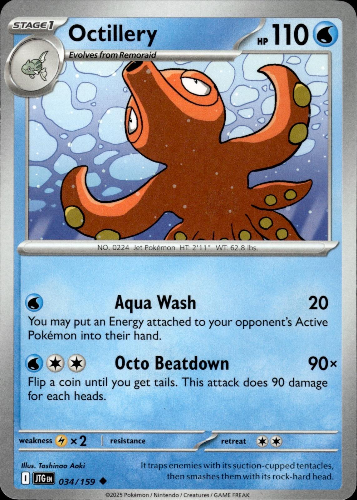 Octillery SV09: Journey Together #034/159 Uncommon