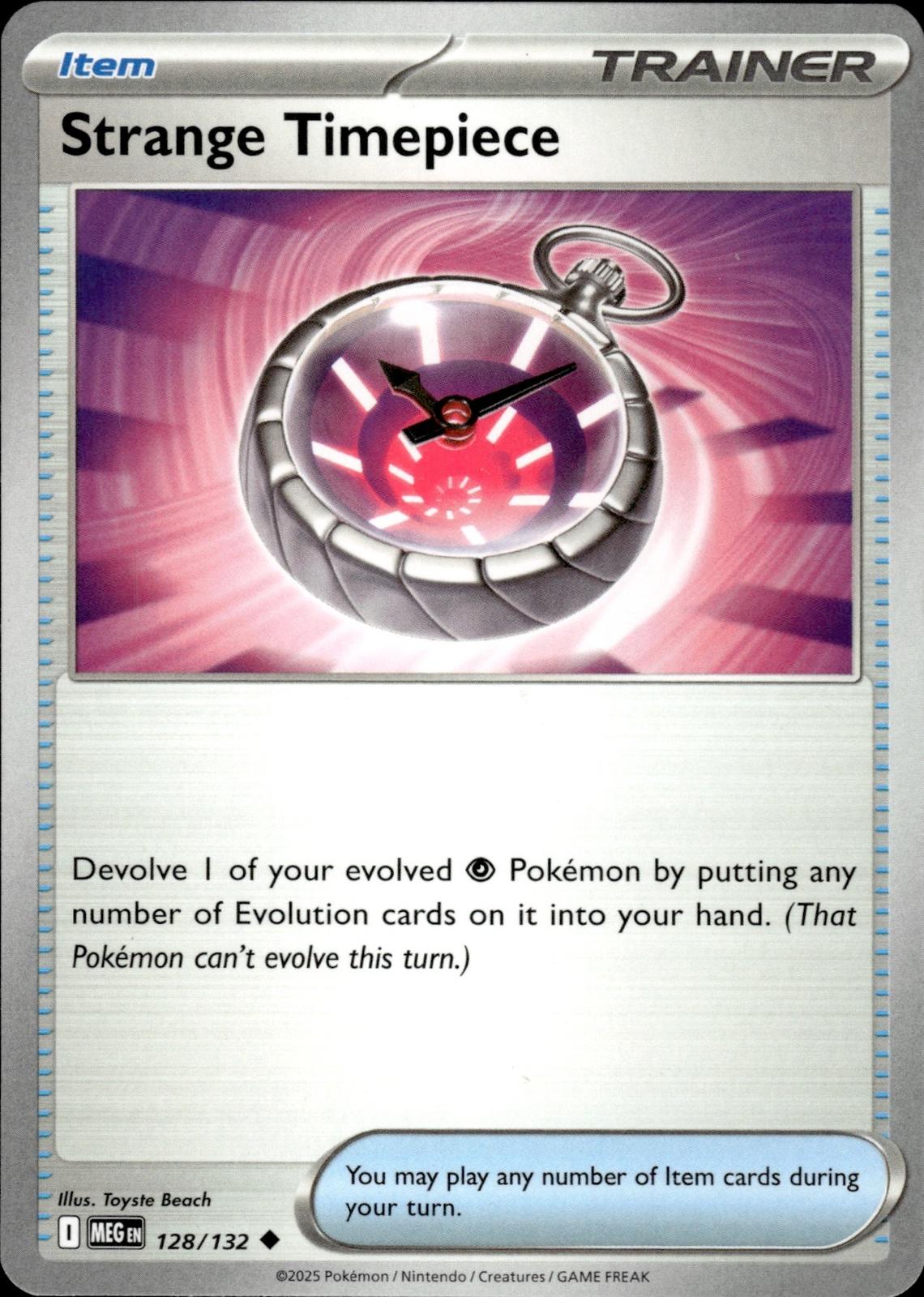 Strange Timepiece ME01: Mega Evolution #128/132 Uncommon