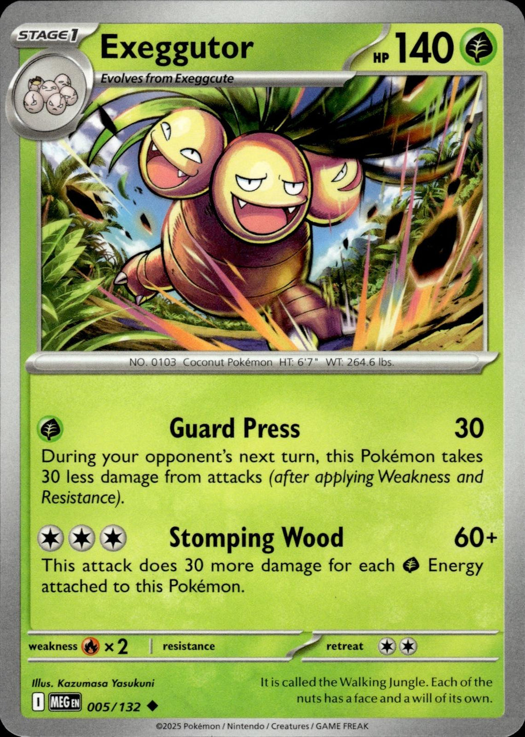 Exeggutor ME01: Mega Evolution #005/132 Uncommon