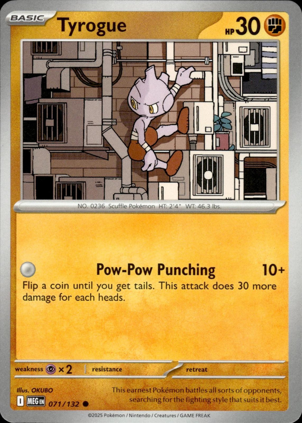 Tyrogue ME01: Mega Evolution #071/132 Common