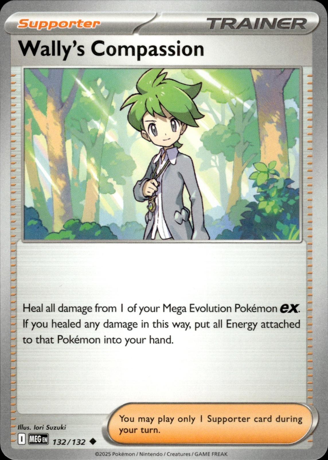 Wally's Compassion ME01: Mega Evolution #132/132 Uncommon