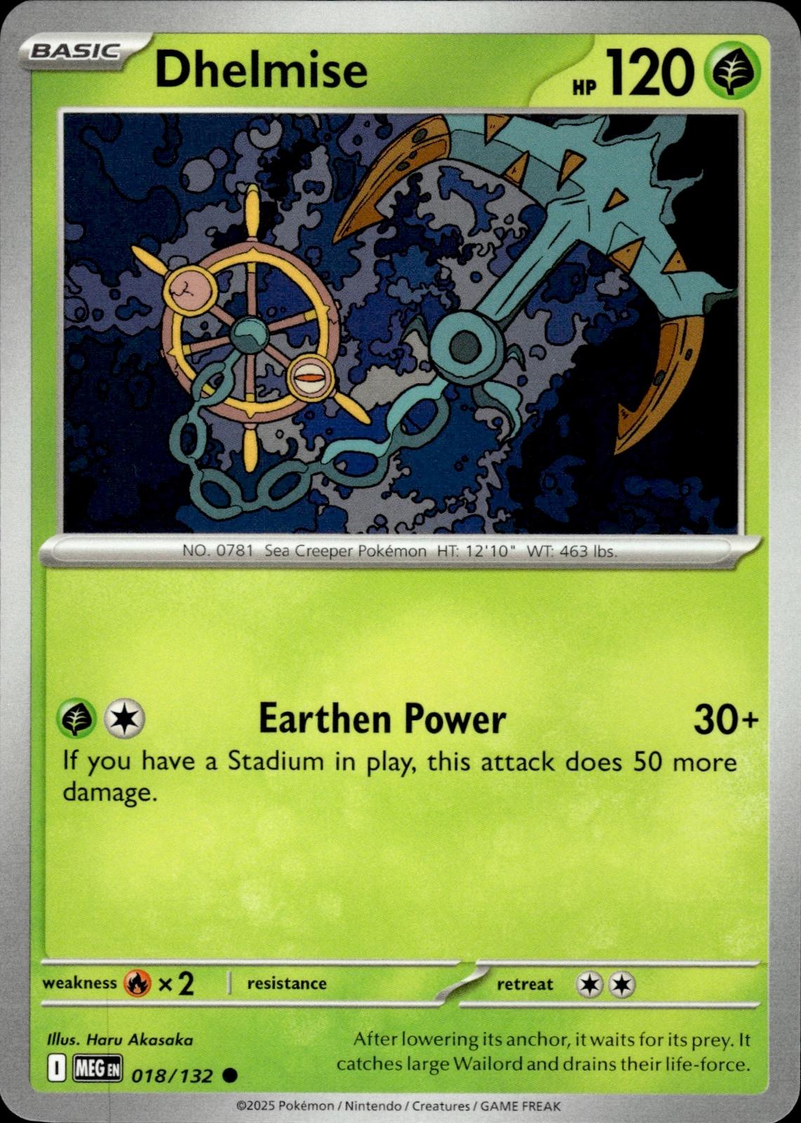 Dhelmise ME01: Mega Evolution #018/132 Common