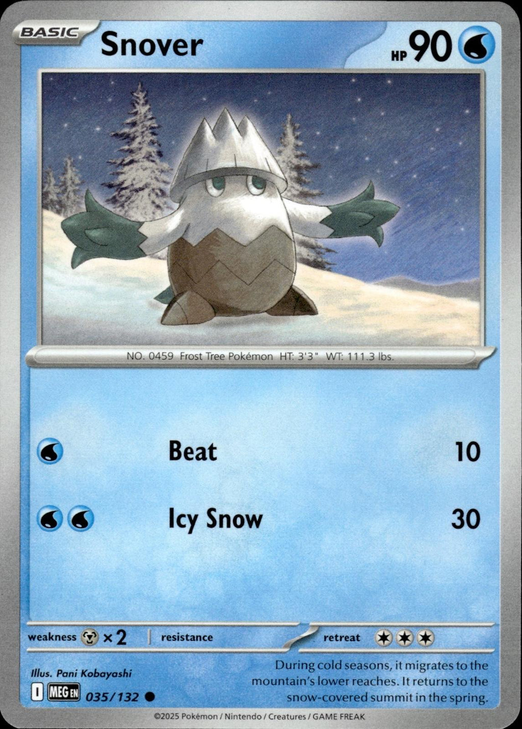 Snover ME01: Mega Evolution #035/132 Common