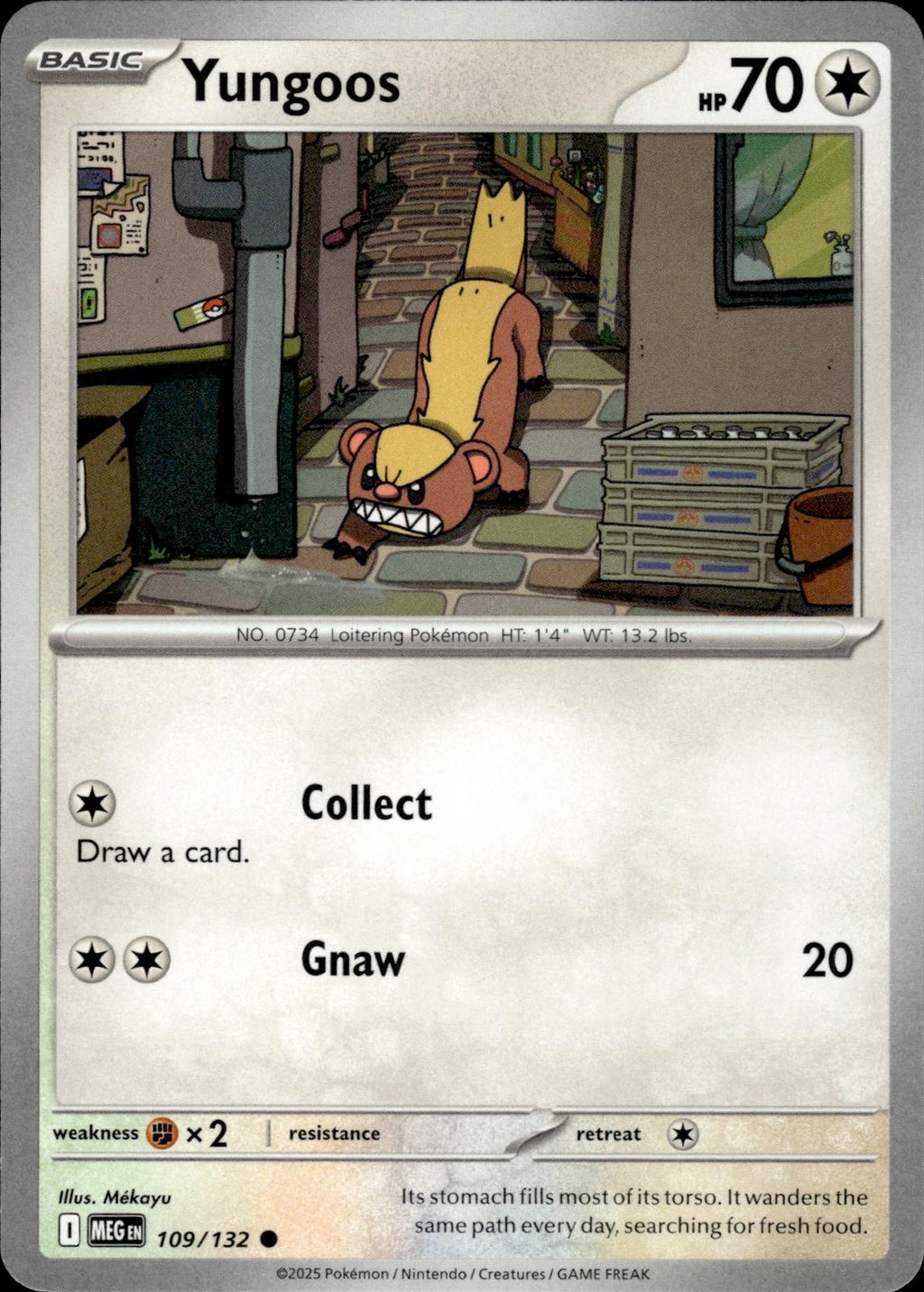 Yungoos ME01: Mega Evolution #109/132 Common