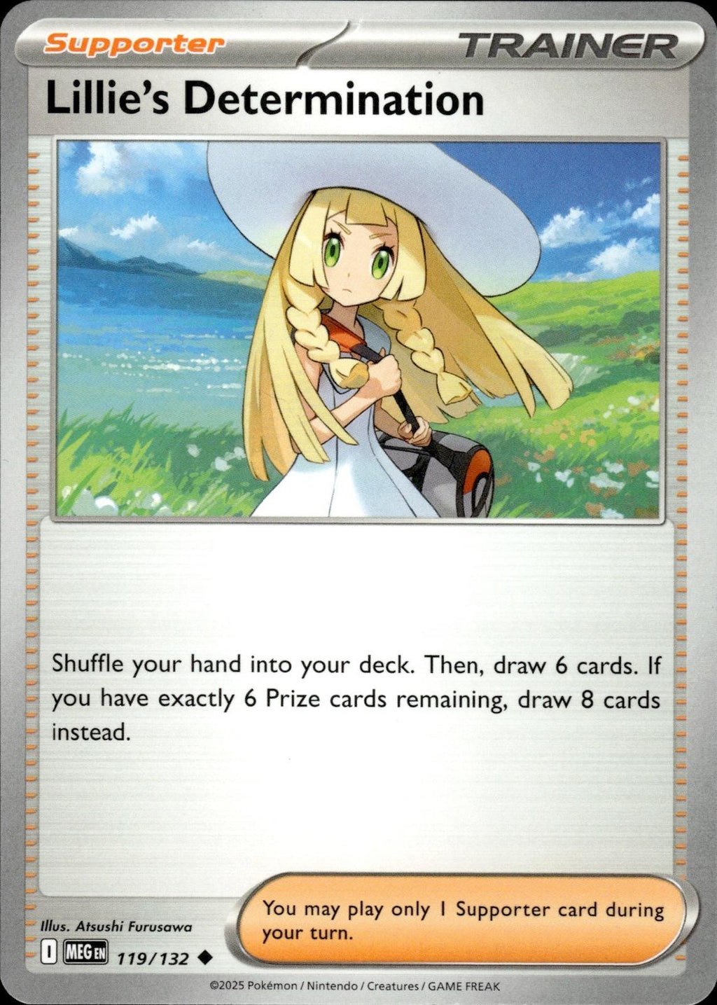 Lillie's Determination ME01: Mega Evolution #119/132 Uncommon
