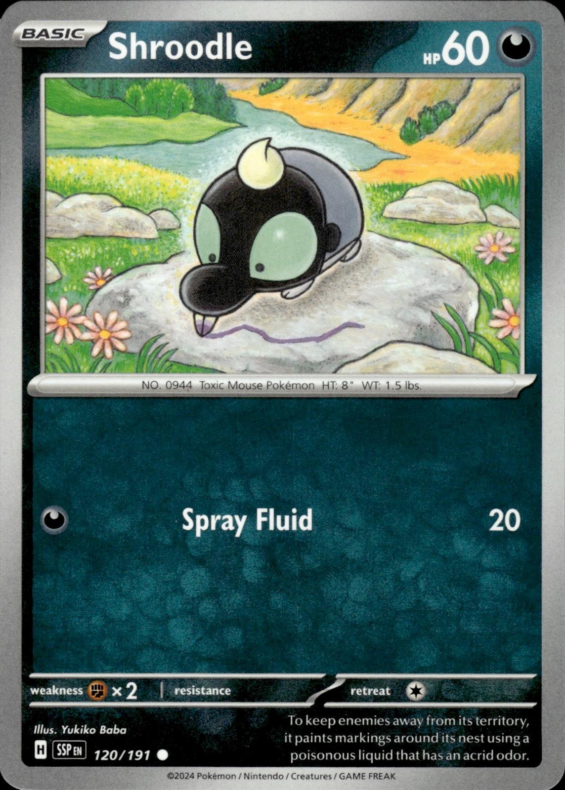 Shroodle SV08: Surging Sparks #120/191 Common
