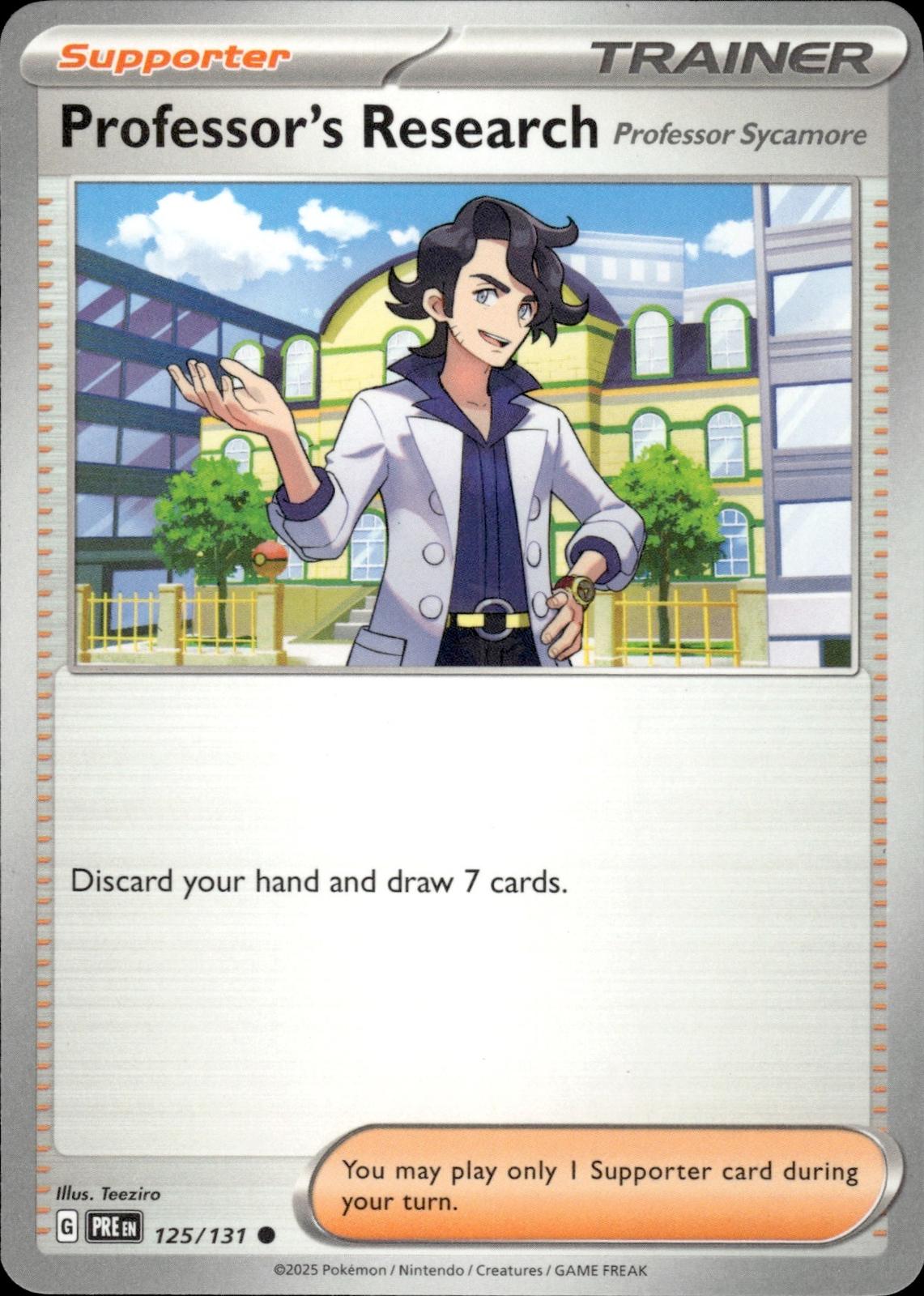 Professor's Research [Professor Sycamore] SV: Prismatic Evolutions #125/131 Com