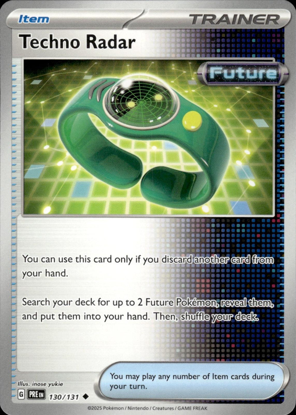 Techno Radar SV: Prismatic Evolutions #130/131 Uncommon