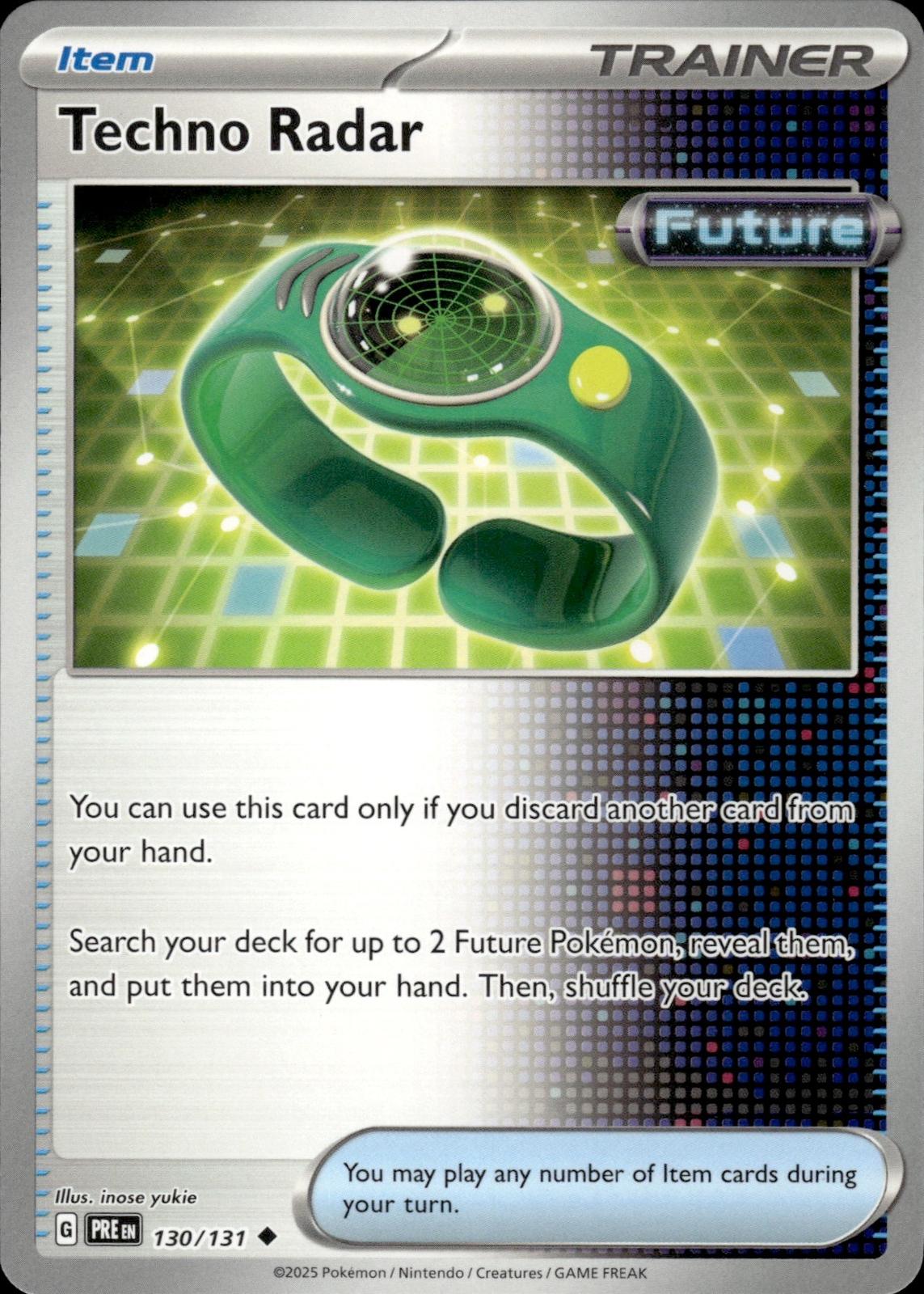 Techno Radar SV: Prismatic Evolutions #130/131 Uncommon