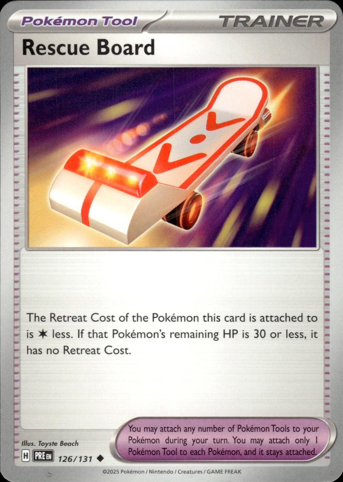 Rescue Board SV: Prismatic Evolutions #126/131 Uncommon
