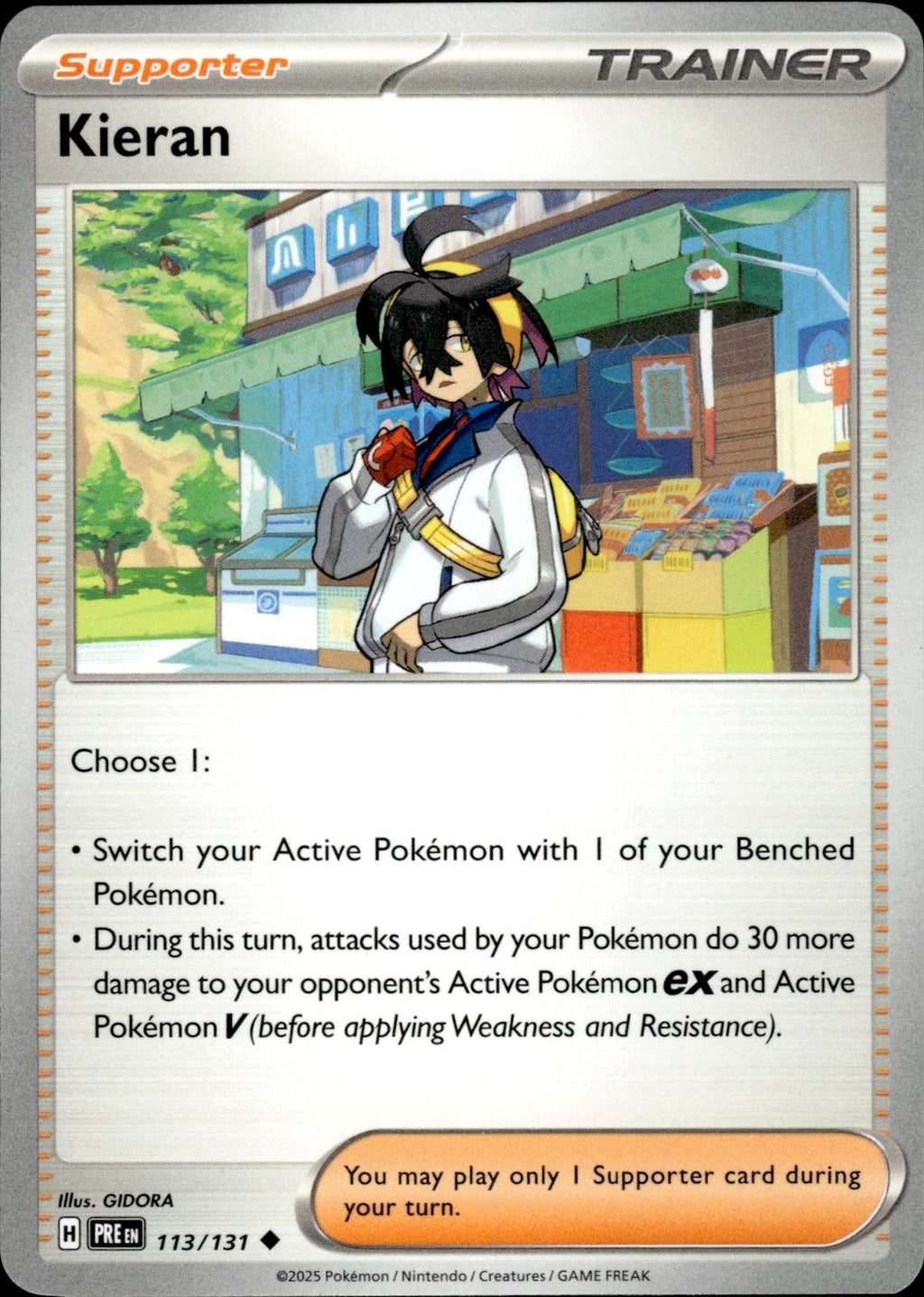 Kieran SV: Prismatic Evolutions #113/131 Uncommon