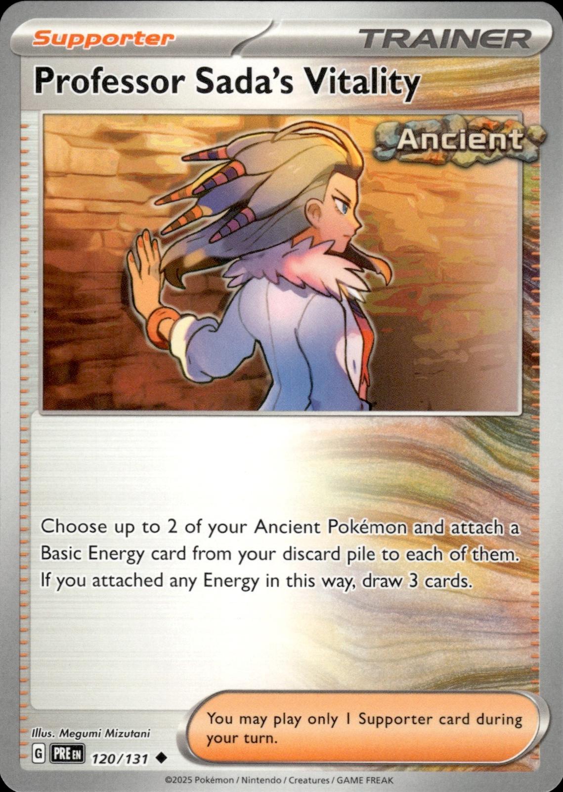 Professor Sada's Vitality SV: Prismatic Evolutions #120/131 Uncommon