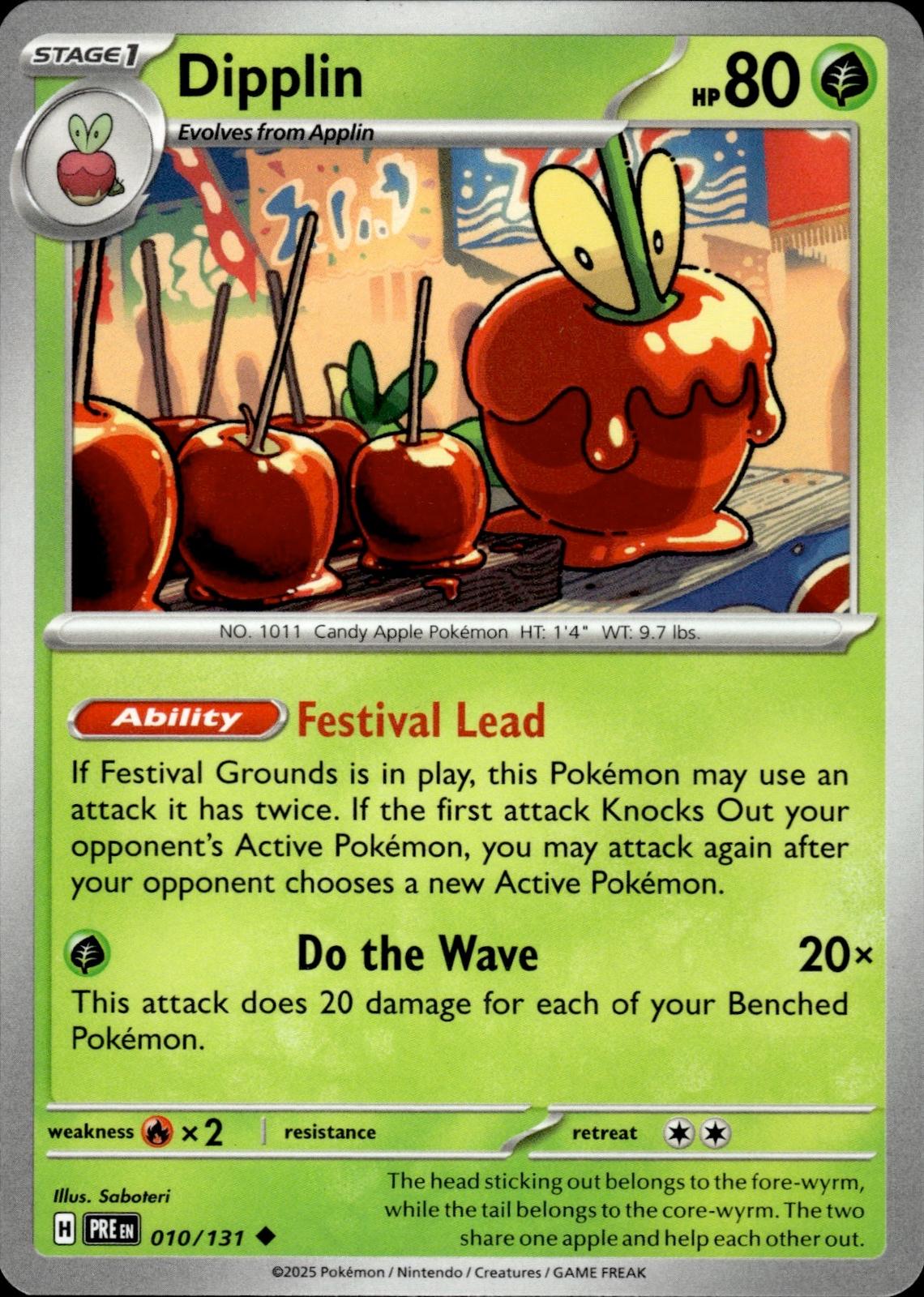 Dipplin SV: Prismatic Evolutions #010/131 Uncommon
