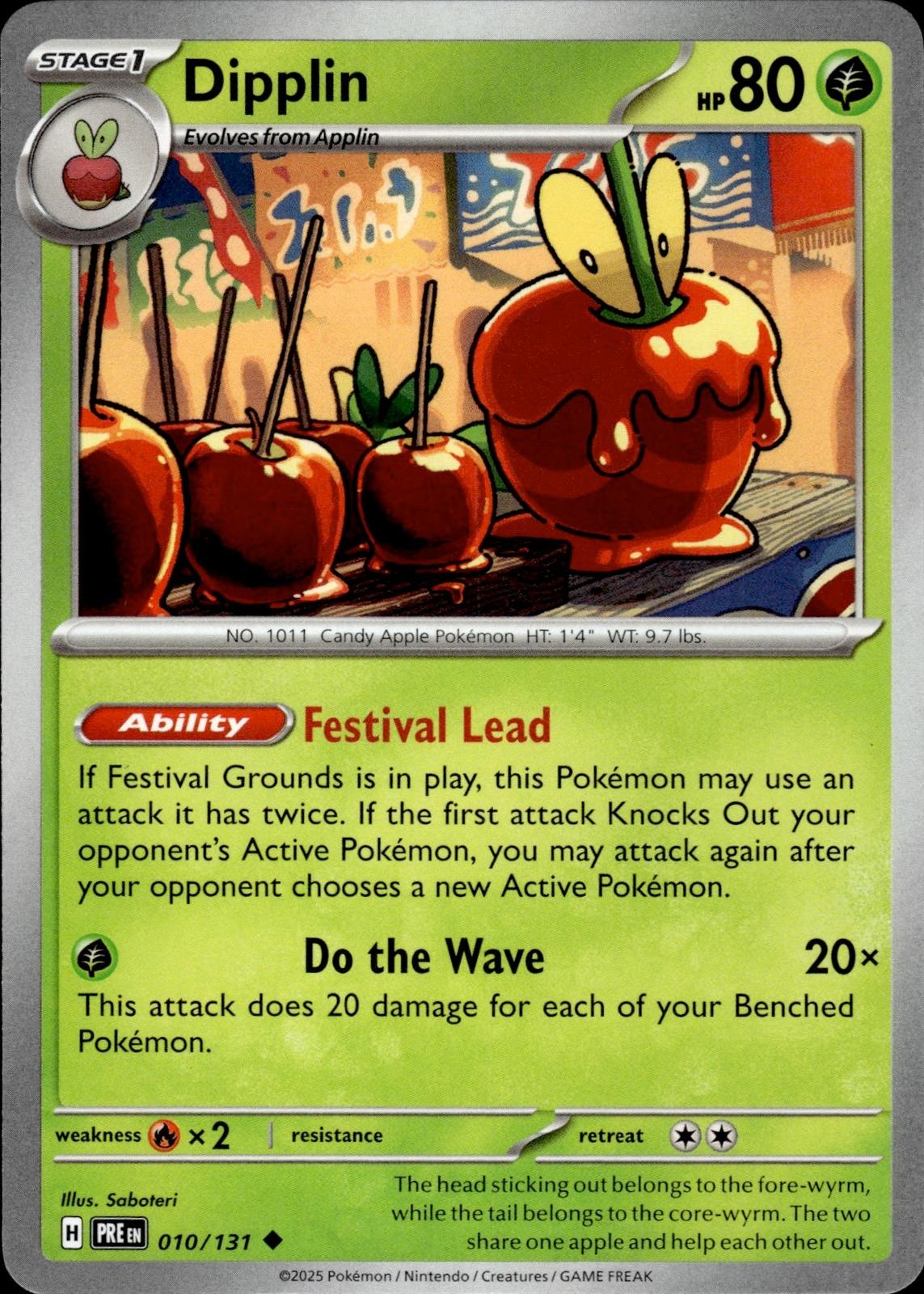 Dipplin SV: Prismatic Evolutions #010/131 Uncommon