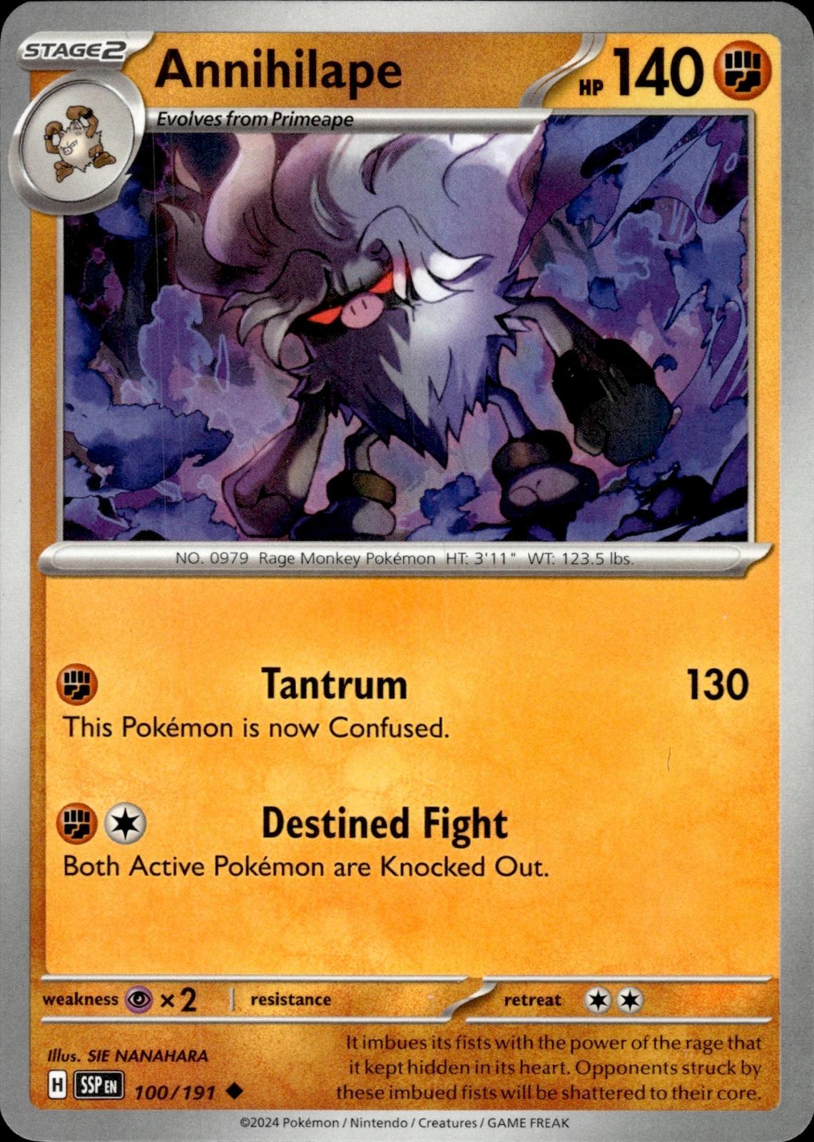 Annihilape SV08: Surging Sparks #100/191 Uncommon