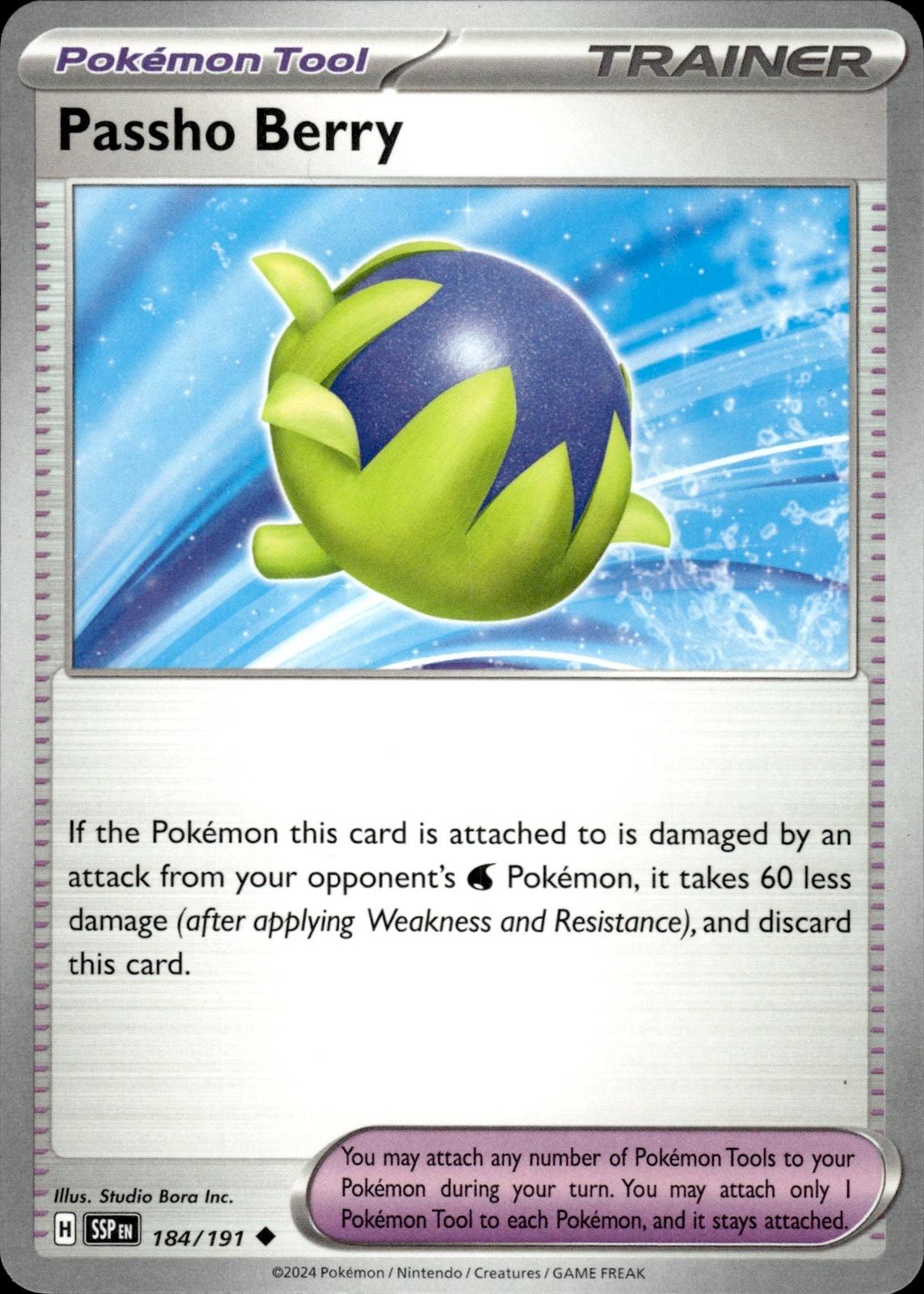 Passho Berry SV08: Surging Sparks #184/191 Uncommon