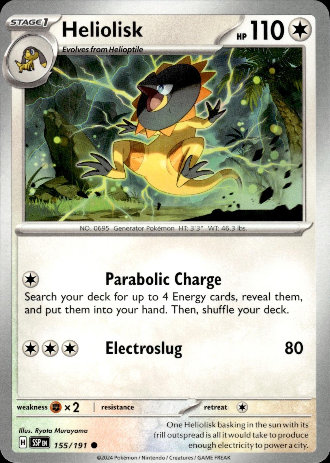 Heliolisk SV08: Surging Sparks #155/191 Common