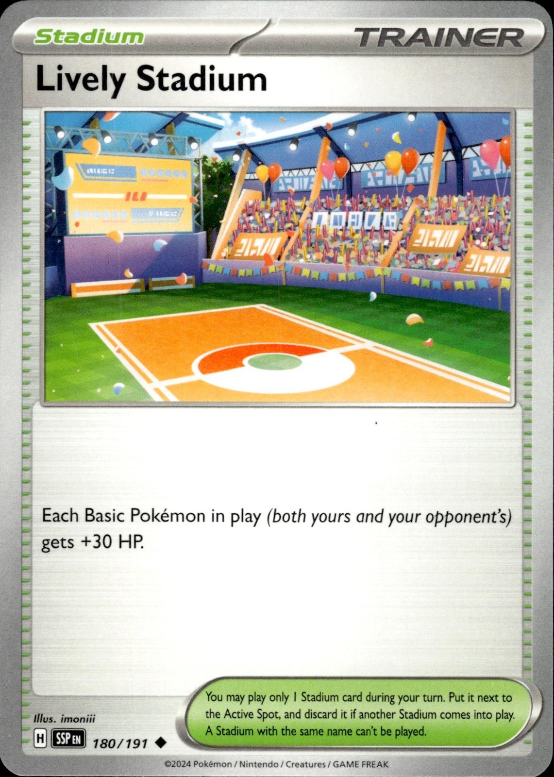 Lively Stadium SV08: Surging Sparks #180/191 Uncommon