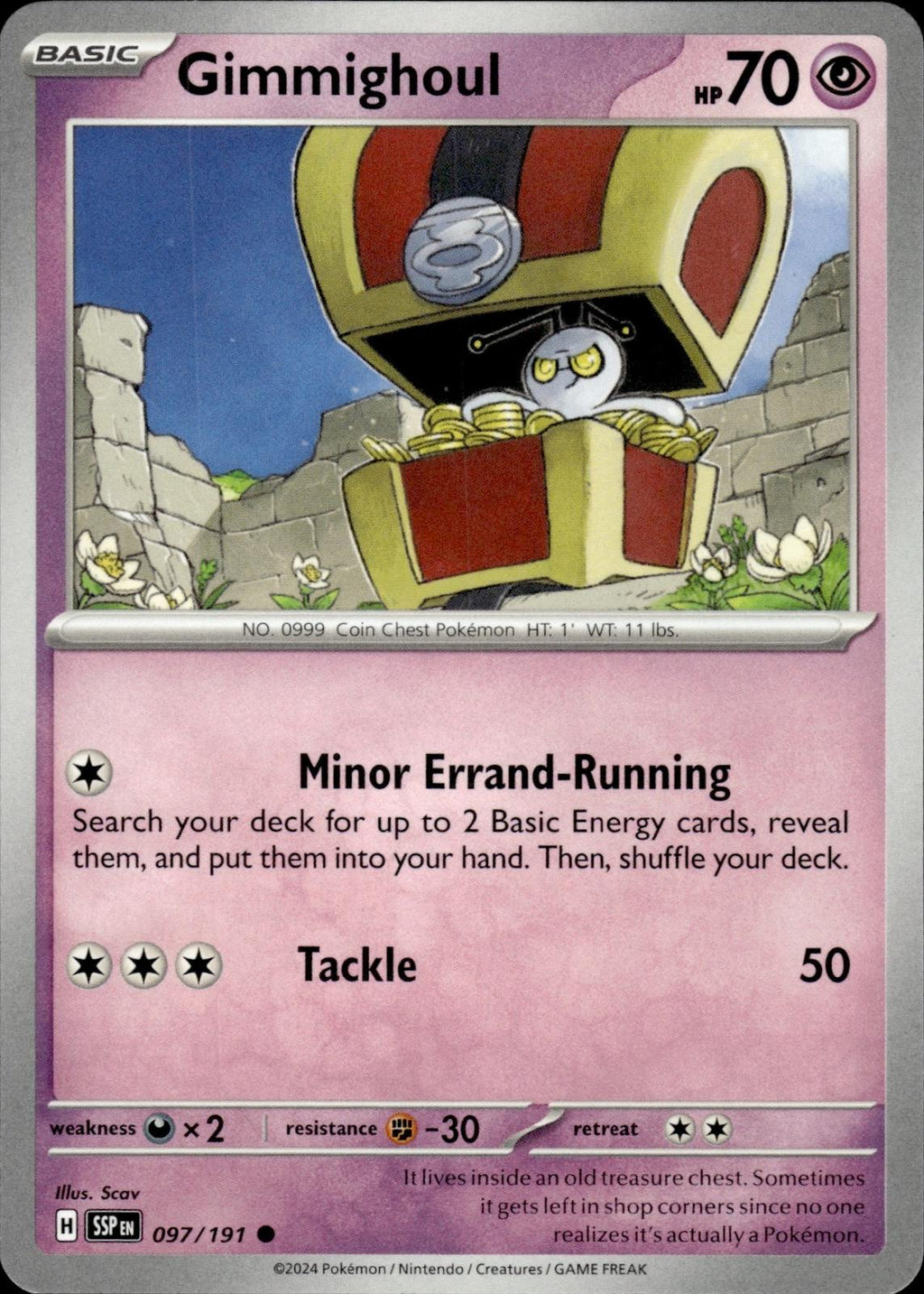 Gimmighoul SV08: Surging Sparks #097/191 Common