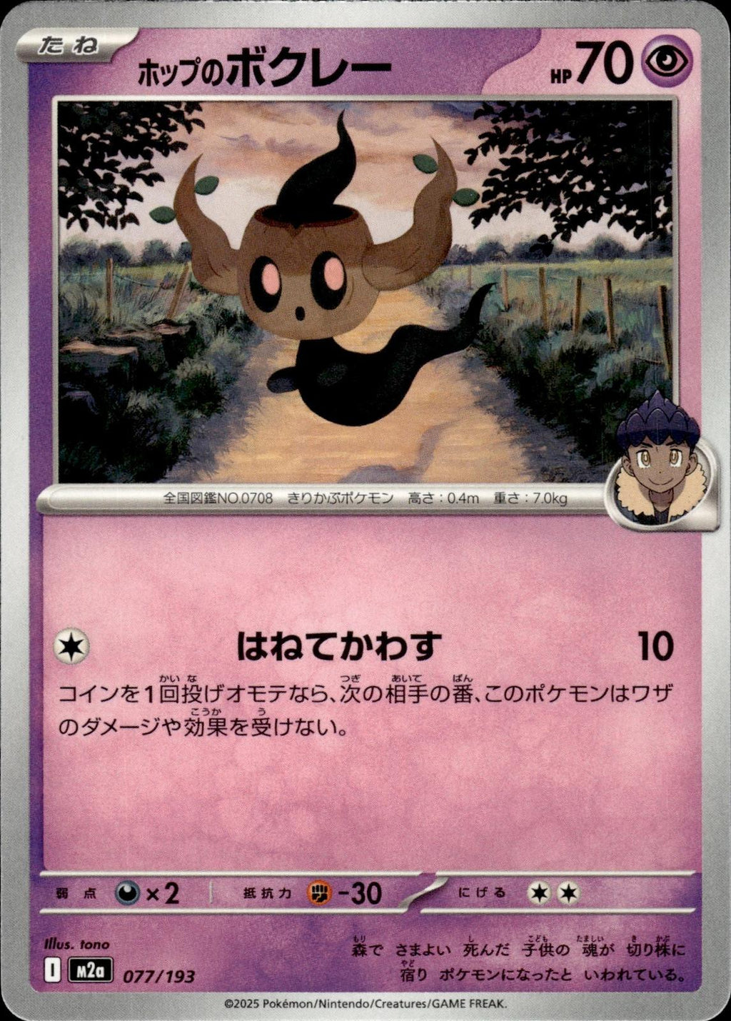 Hop's Phantump M2a: High Class Pack: MEGA Dream ex #077/193 Common, Japanese