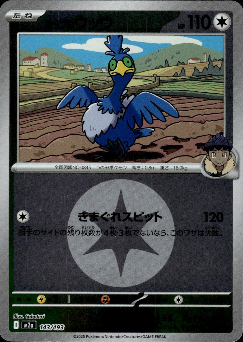 Hop's Cramorant (Energy Symbol) M2a High Class MEGA Dream ex #143/193 Japan Holo