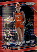 Shakira Austin 2025 Panini Prizm WNBA #81 Red Pulsar Prizm Mystics